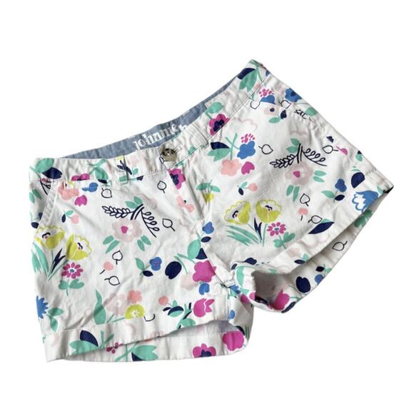 Johnnie B Floral Print Shorts Size 28 - Picture 1 of 8